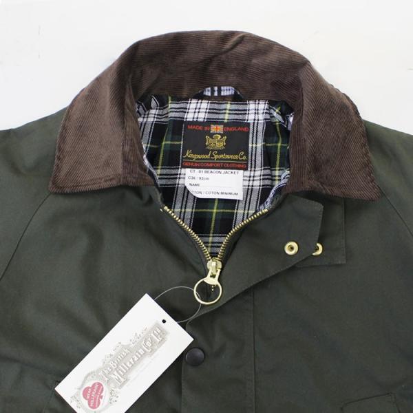 KINGSWOOD キングスウッド WAX COTTON BEACON JACKET ワックスコットン ...