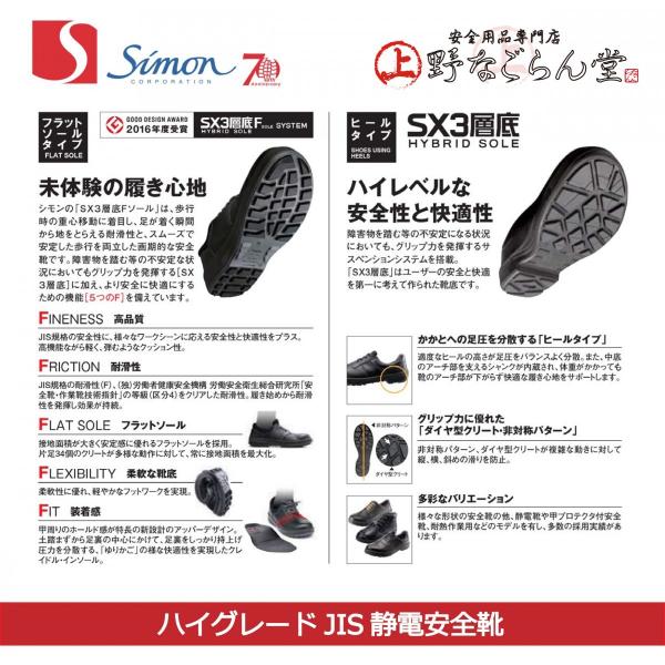 代引可】 シモン Simon 安全靴 静電 ＷＳ１１ (短靴) WS11 静電 - DIY