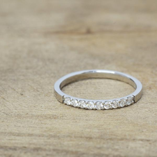 指輪 エタニティリング ダイヤモンド ハードプラチナ PT950 0.18ct 