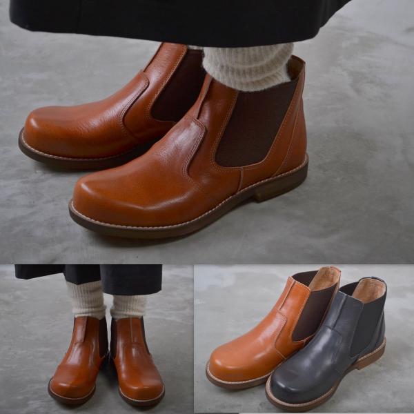 GROW NATURALLY(グロウナチュラリー)レザー ベルト付シューズ スリッポン grow naturally グロウナチュラリー フラット