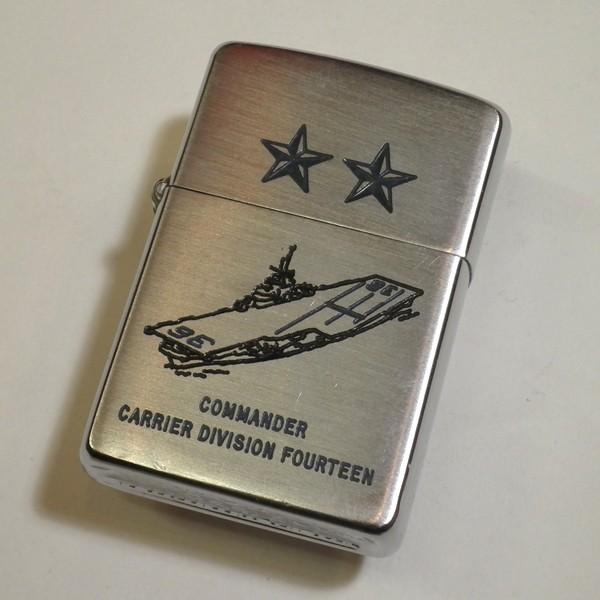 中古品】ビンテージ ZIPPO ジッポーライター ミリタリー 空母 千巻 US