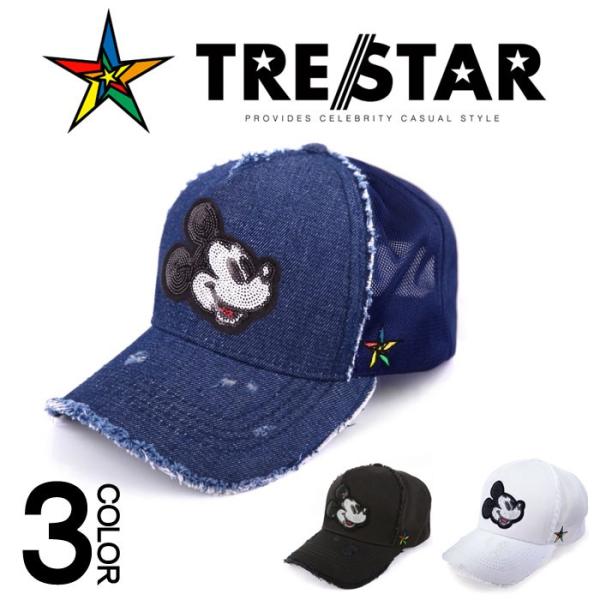 TRE☆STAR トレスター キャップ デニムキャップ CAP DENIM / MICKEY