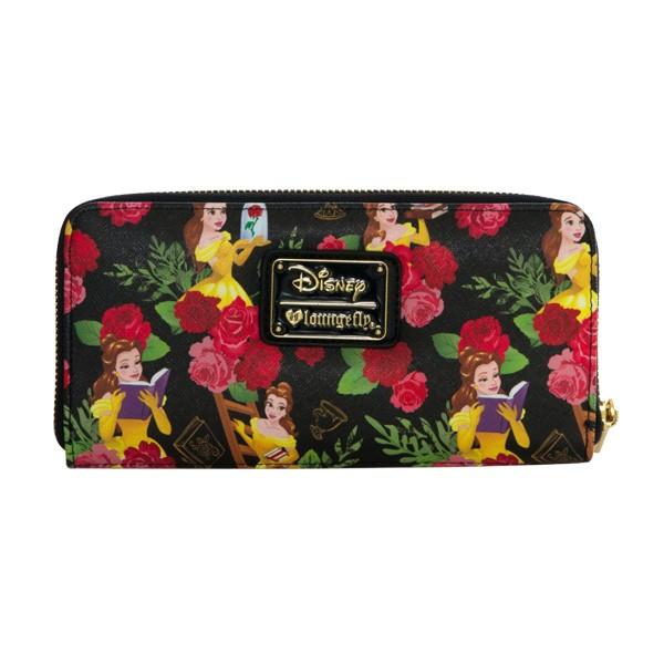 ラウンジフライ LOUNGEFLY × DISNEY BELLE FLORAL WALLET / 長財布