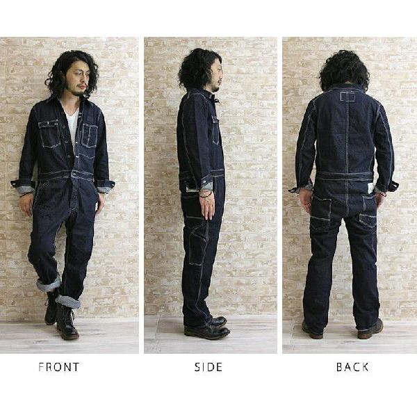 ジョンブル オールインワン サロペット メンズ デニム Johnbull