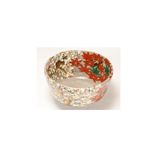 清水焼・京焼乾山写し雲錦抹茶碗〔花光山窯〕 /【Buyee】