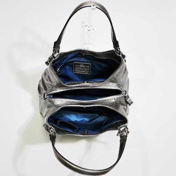 COACH☆マディソンバッグ　ブルーグレー COACH☆マディソンバッグ ブルーグレー