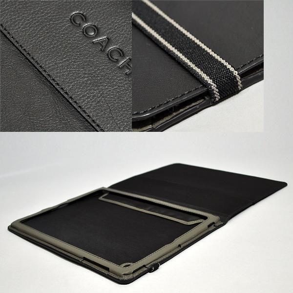 コーチ iPAD カバー ケース COACH HWL iPAD ケース F61309 SV/BK ブラック /【Buyee】