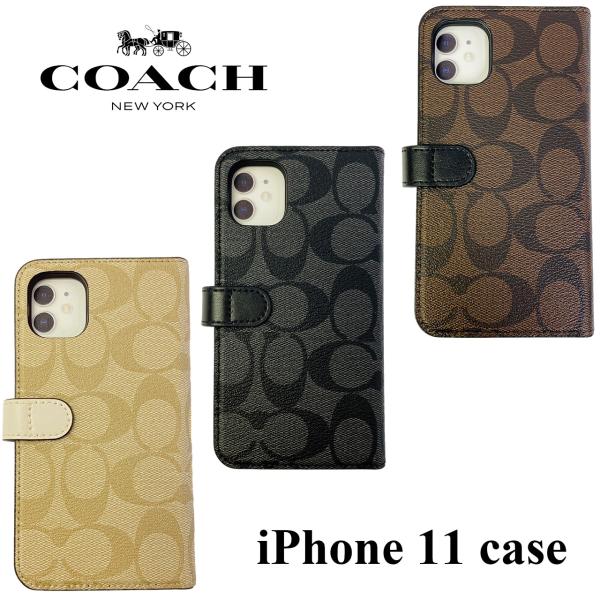 ♦未使用 コーチ COACH  手帳型 スマホケース iPhone 11 Pro