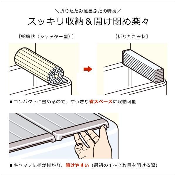 オーダーふろふた 日本製 東プレ 風呂ふた銀イオン Ag 蓋 お風呂 フタ