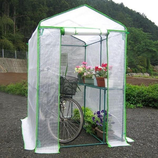 家庭用　ビニールハウス　家庭菜園　温室 ビニールハウス 家庭用 ビニール温室 小型 家庭菜園 寒さ/霜/雨