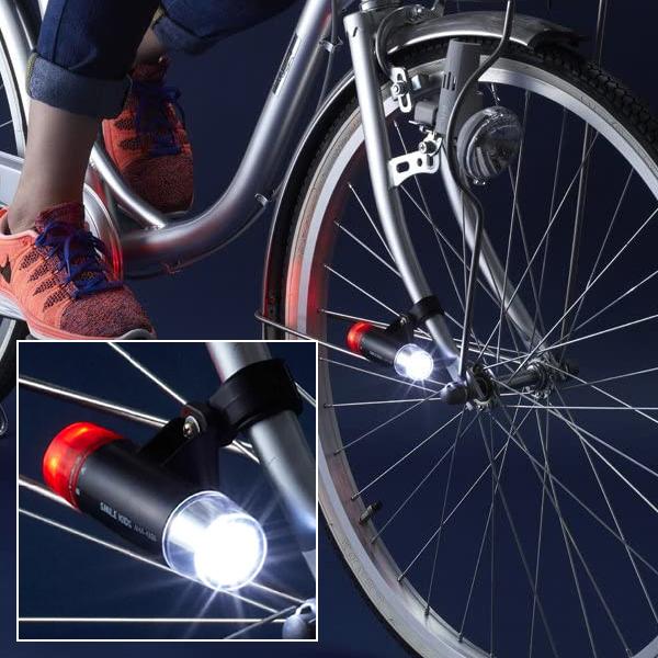 自転車ライト LED 前後 ヘッドライト テールランプ 取り付け 照明