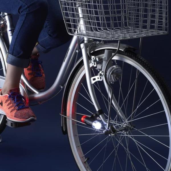 自転車ライト LED 前後 ヘッドライト テールランプ 取り付け 自転車ライト LED 前後 ヘッドライト テールランプ 取り付け