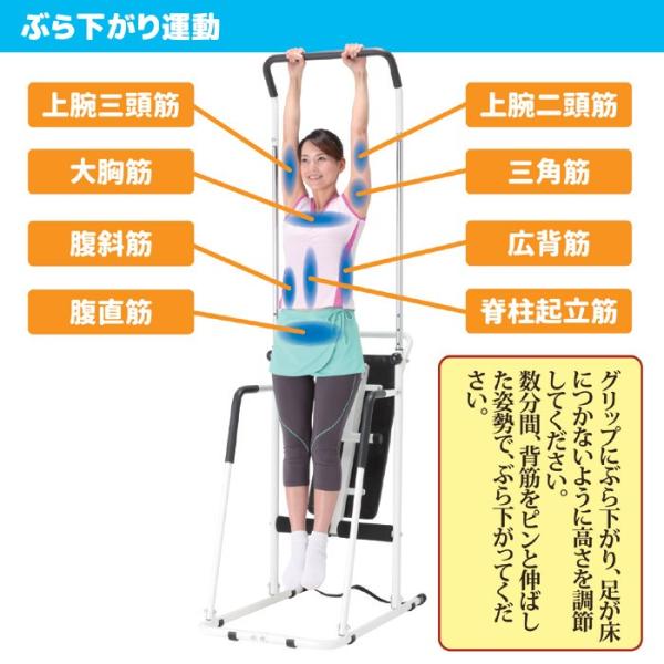 ぶら下がり健康器 効果 ぶら下がり 筋トレ 健康器 ぶら下がり器具 腹筋
