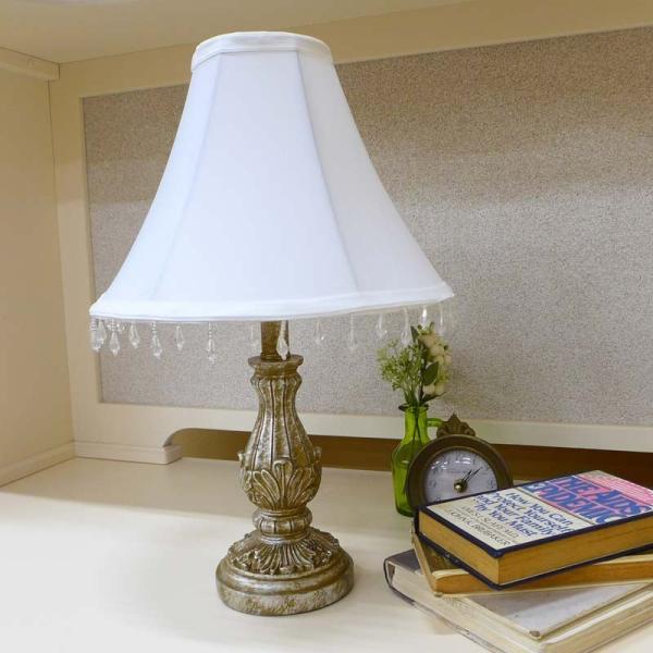 テーブルランプ ミニランプ ビーズ シェード スタンドライト