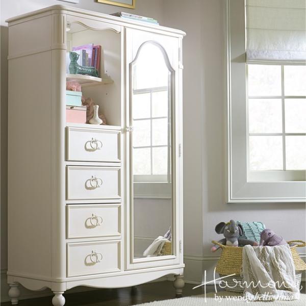 ヴィンテージチェスト　US vintage Harmony House メーカー廃盤品> チェスト ミラー付き クローゼット キャビネット