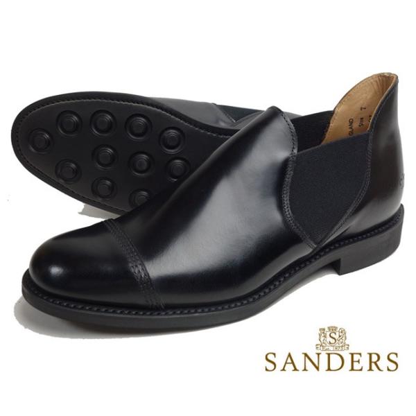 サンダース SANDERS ミリタリー ストレートチップ ショート