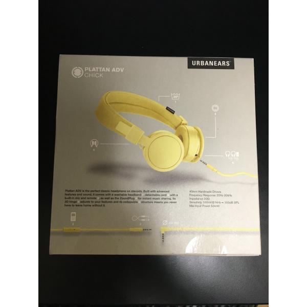アーバンイヤーズヘッドホン イエロー UrbanEars Plattan ADV