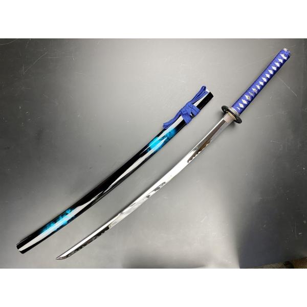 美術刀剣 模造刀 マーブル 青 大刀 並刀身 SW-1710L ＊ /【Buyee