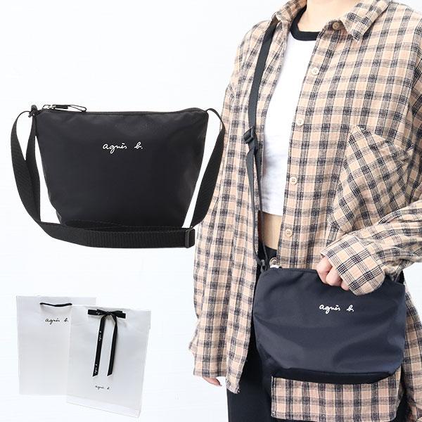 アニエスベー バッグ ショルダー サコッシュ ポシェット ボーダー BAG