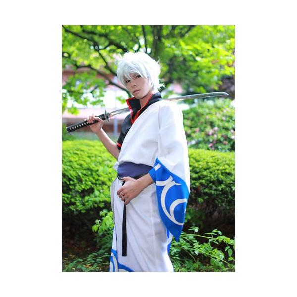 銀魂 坂田 銀時 風 ウィッグ コスプレウィッグ キャラウィッグ