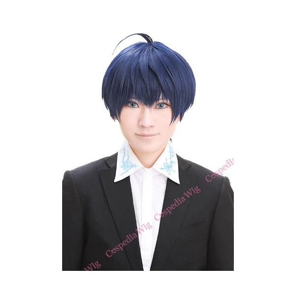 オープンセール 福袋 風 月岡紬 A3! ウィッグ 美容 キャラウィッグ コスプレウィッグ ヘアエクステンション・かつら・アクセサリ