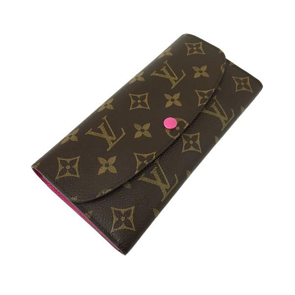 ルイヴィトン 長財布 モノグラム ポルトフォイユ・エミリー