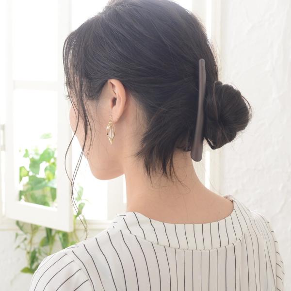 ヘアクリップ ダッカール 大 髪留め 前髪 シンプル くちばし