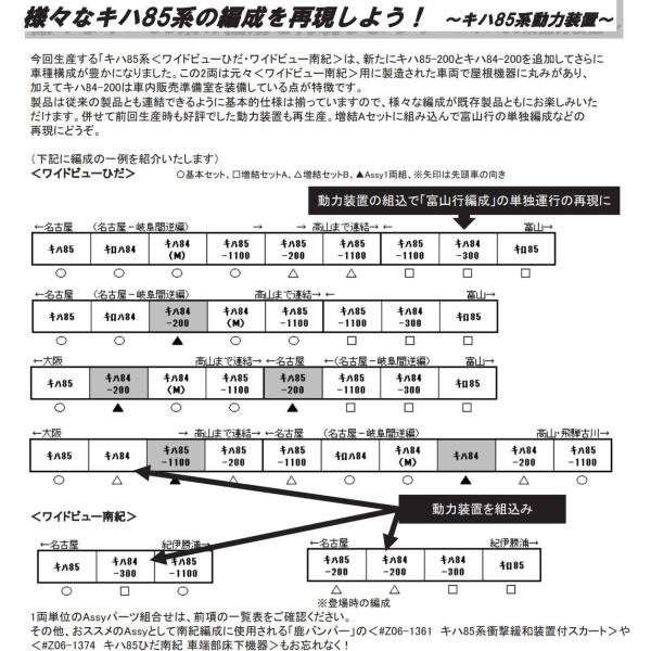 キハ85系増結セット用動力装置 /【Buyee】