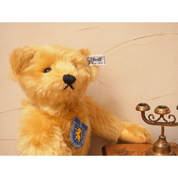 ドイツ STEIFFシュタイフ 1906年復刻テディベア 白/黒字タグ