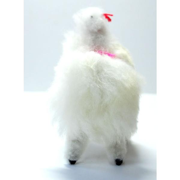 ALPACA 12cm】ふわふわアルパカのぬいぐるみ置物 約12cm