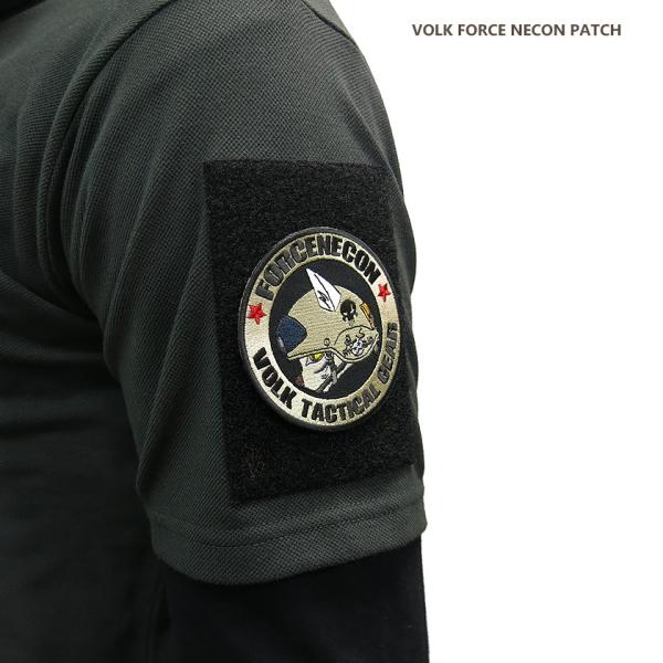 パッチ サバゲー ベルクロ ワッペン ミリタリー 装備 FORCE NECON