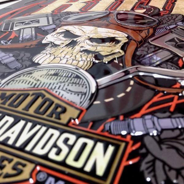 ハーレーダビッドソン 看板 メタル プレート Harley Davidson Ride