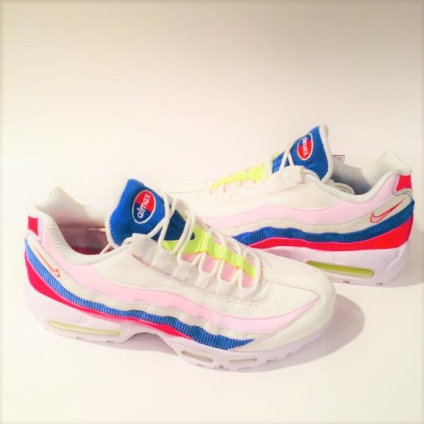 Nike air max 95 se w sail arctic pink  and  blue best sale