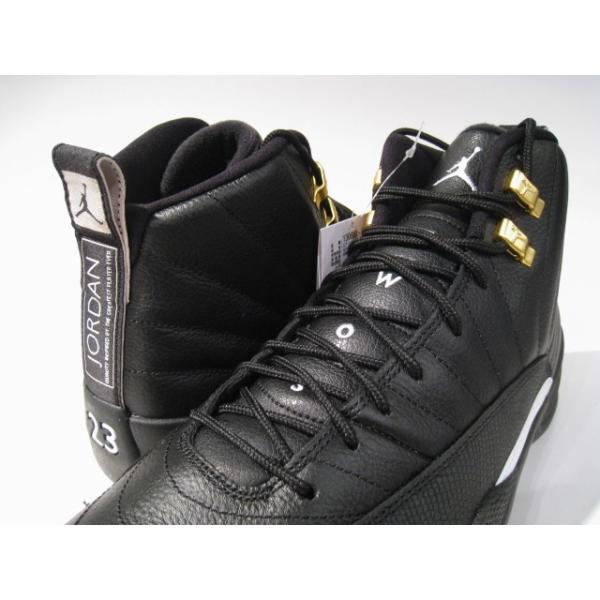 美 NIKE AIR JORDAN 12 RETRO MASTER BLACK GOLD WHITE ナイキ エア