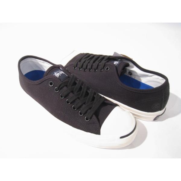 STUSSY×CONVERSE CollaborationModel JACK PURCELL Black