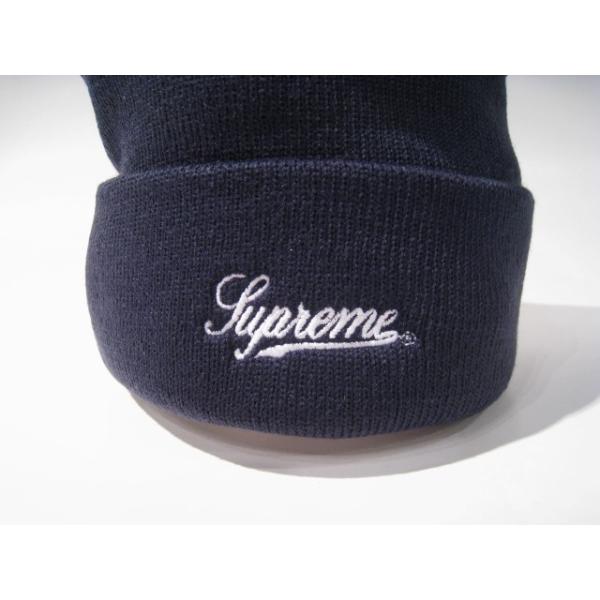 2017AW Supreme×Hysteric Glamour Collaboration HG Beanie Navy/White