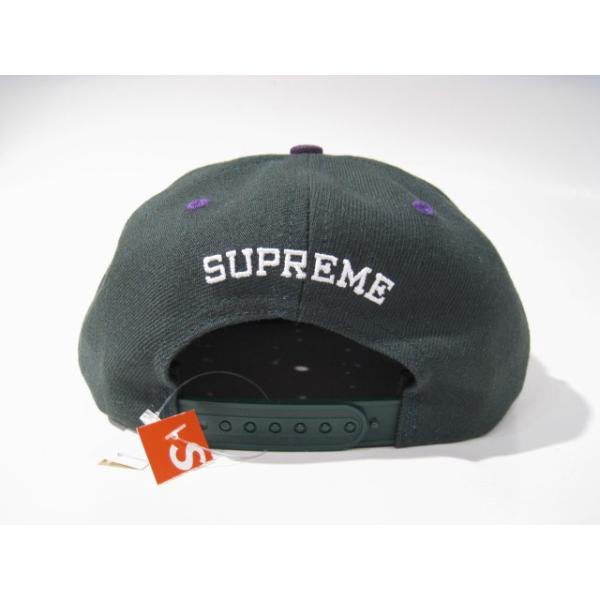 2017ss Supreme 666 6-panel Cap Dark Green/Purple シュプリーム666 6