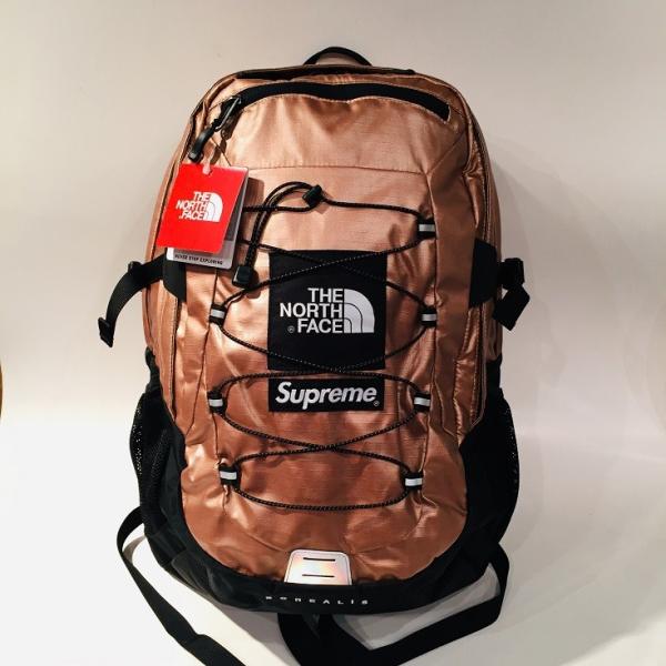 Supreme north face outlet backpack rose gold