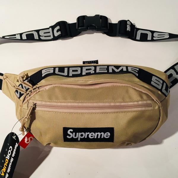 新品未使用！国内正規品！2018ss Supreme Waist Bag denier Cordura  