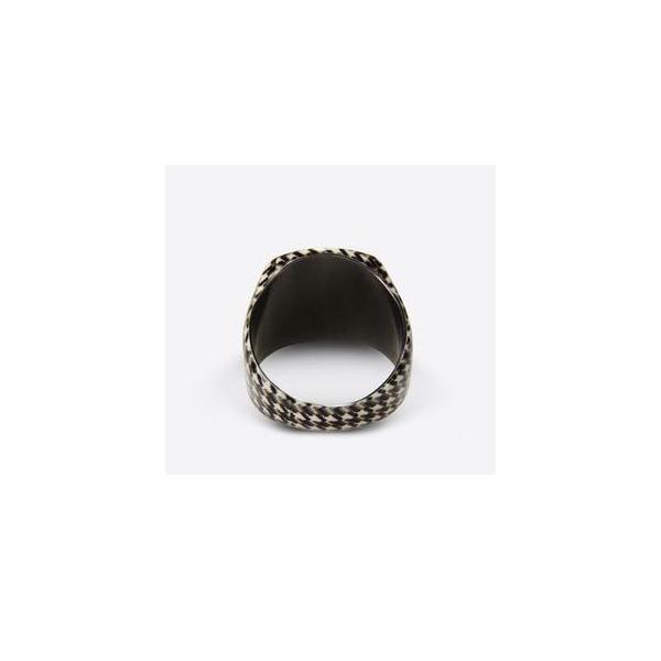 マルジェラ HOUNDSTOOTH シグネットリング UQ0038 S11207 961 シグネットリング Maison Martin Margiela HOUNDSTOOTH BRASS