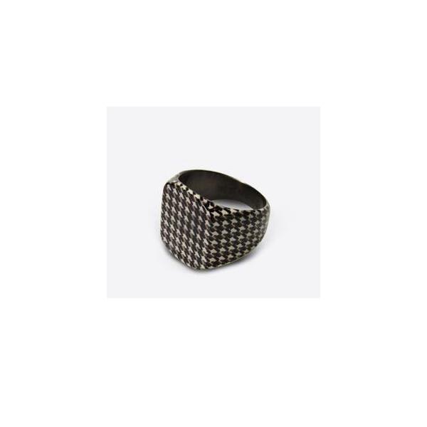 マルジェラ HOUNDSTOOTH シグネットリング UQ0038 S11207 961 シグネットリング Maison Martin Margiela HOUNDSTOOTH BRASS
