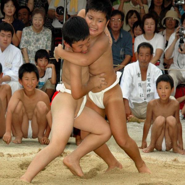 少年　褌　写真 