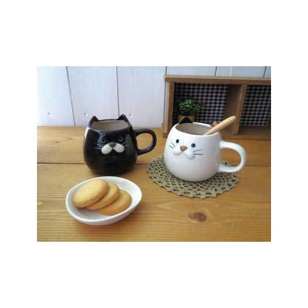 マグカップ ぽってりねこ 三毛猫 おしゃれ かわいい ミケネコ みけねこ 