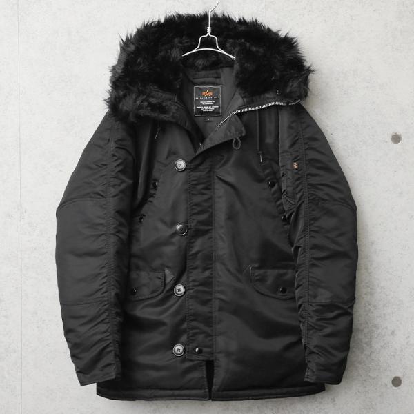 ALPHA アルファ N-3Bフライトジャケット JAPAN FIT ブラック