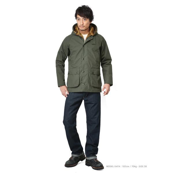 Barbour バブアー MCA0439 HOODED BEDALE SL PADDED（フーデッド