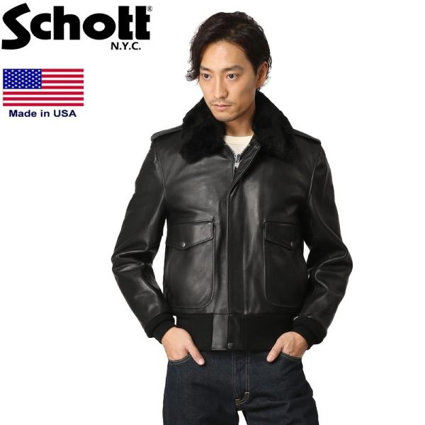 SCHOTT ショット G-1 A-2 174US - レザージャケット