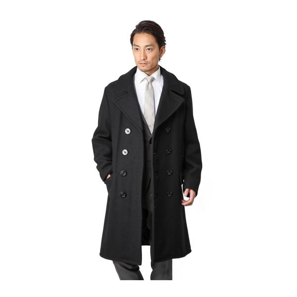 Schott ショット 7331 ロングメルトンピーコート ネイビー Pコート