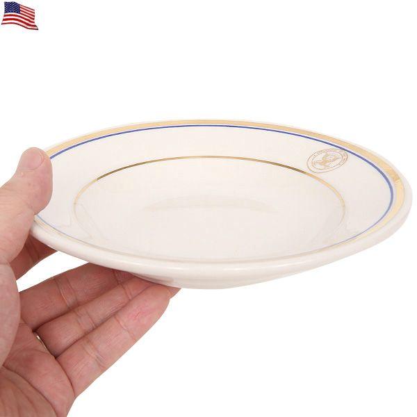 実物 新品 米海軍 U.S.NAVY オフィサーズプレート 食器 皿 ミリタリー