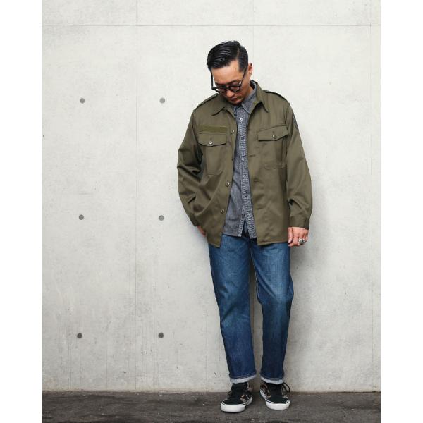 実物 USED オーストリア軍 コンバットシャツ メンズ ミリタリー