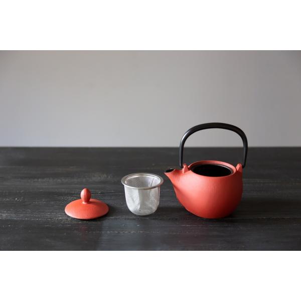 南部鉄器 カラーポット 岩鋳製 南部鉄器 急須 マロン iwachu